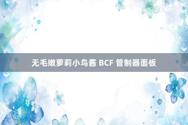 无毛嫩萝莉小鸟酱 BCF 管制器面板