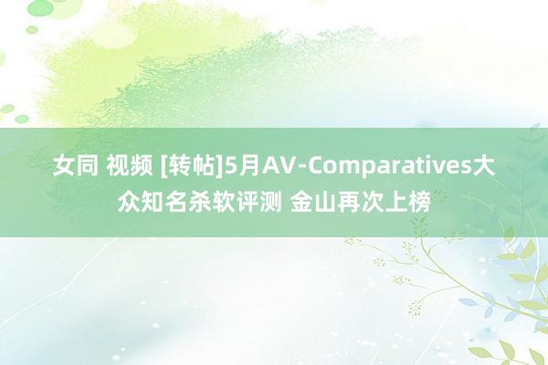 女同 视频 [转帖]5月AV-Comparatives大众知名杀软评测 金山再次上榜